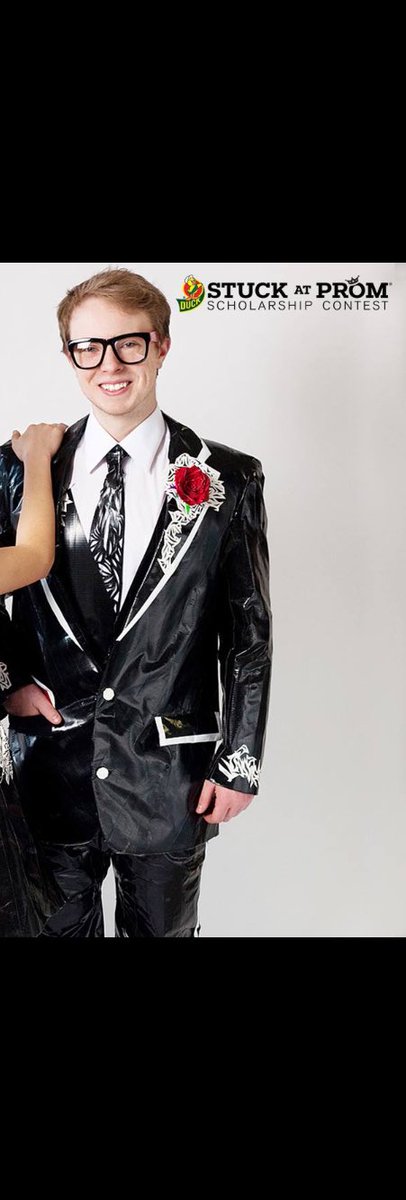 jennashepherd23's tweet image. 400 retweets &amp;amp; @ZCAIN513 wears a duct tape suit to prom! every rt counts!!