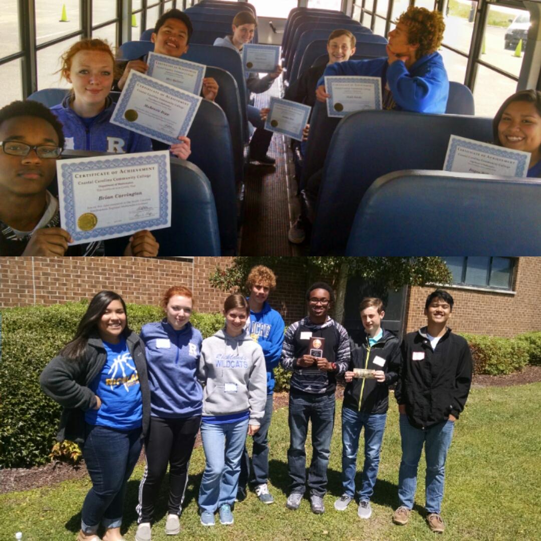 MissHartmann11's tweet photo. Richlands High School did well at the CCCC 30th Annual Math Competition, so proud of these little mathematicians! https://t.co/ErNqNhdJl9