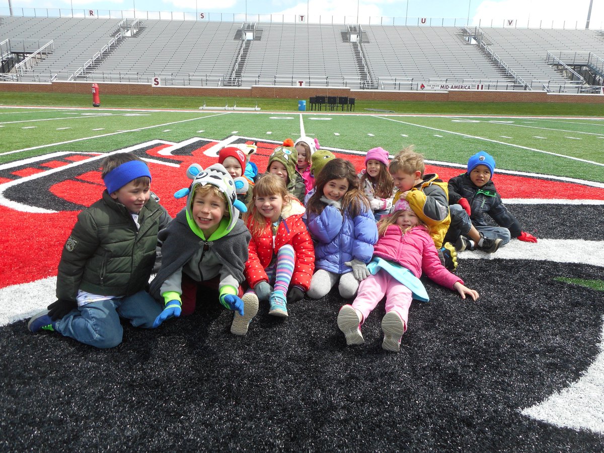 BallStateFB's tweet photo. Thanks to the students at Child Study Center Preschool for coming to hang out at #ScheumannStadium! https://t.co/qWBbGnp9M5
