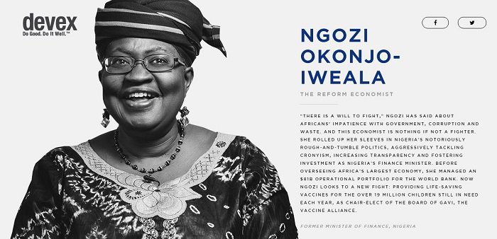 #PowerwithPurpose: Ngozi Okonjo-Iweala remains one of the world's most powerful women vnt.rs/t4wle