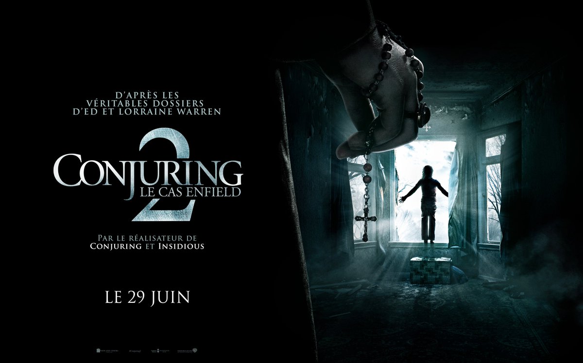 warnerbrosfr's tweet photo. Le phénomène le plus flippant de la décennie revient. Tenez-vous prêts. #Conjuring2 au cinéma le 29 juin. https://t.co/olfFBfWcxT