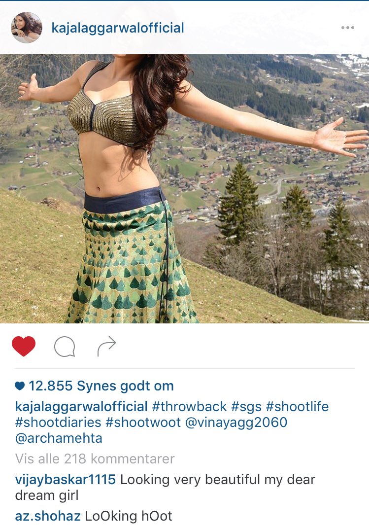 agarwal_fc's tweet photo. #KajalAggarwal post on #InstaGram #throwback #sgs #shootlife #shootdiaries #shootwoot @vinayagg2060 and @archamehta https://t.co/nQEx4oYhKr