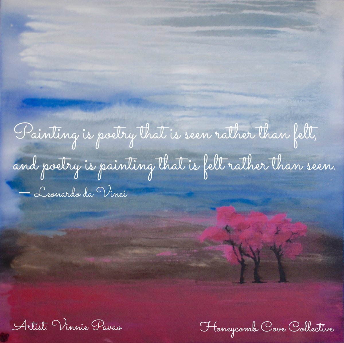 HoneycombCove's tweet photo. #artinspiration #artistinspiration #davinci #artquotes #naplesart #naplesfl #swflart https://t.co/oJzuUCGmXX