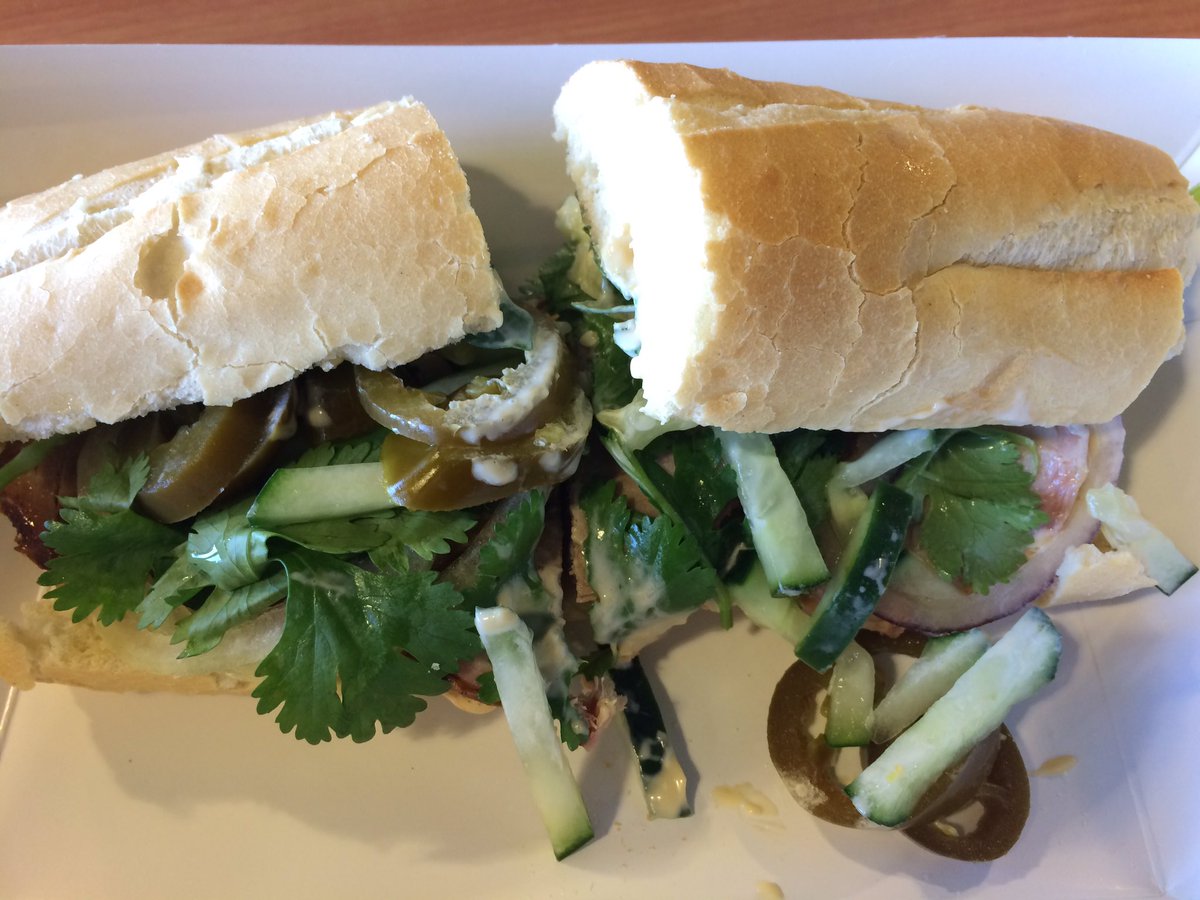 DarkCube22's tweet photo. @ICDining serving bánh mì and other Asian goodies to celebrate Focus Asia Month and #IPAAFF2016 #IPAAFF https://t.co/kp70UHOAa0