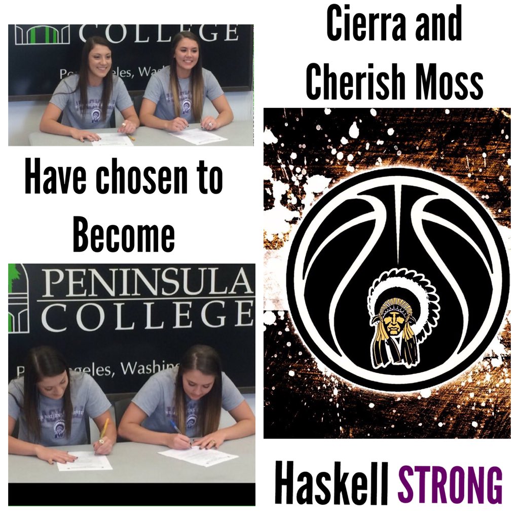 HINUWBB's tweet photo. Send a warm, Haskell welcome to Cierra & Cherish Moss, the newest additions to the HINU WBB family.🏀 #HaskellStrong https://t.co/jXyatyRqdD