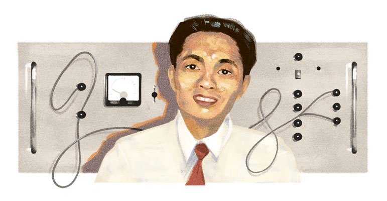 DooglesApp's tweet photo. Samaun Samadikun’s 85th birthday #GoogleDoodle https://t.co/dNpJpU977M via @DooglesApp #science #TheSiliconFarmer https://t.co/Wy5IGQOk9T