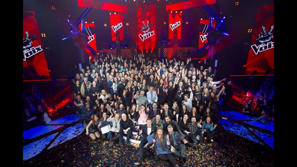 La Voix est une maudite belle gang... une famille ! Je vais retenir que de bons souvenirs.