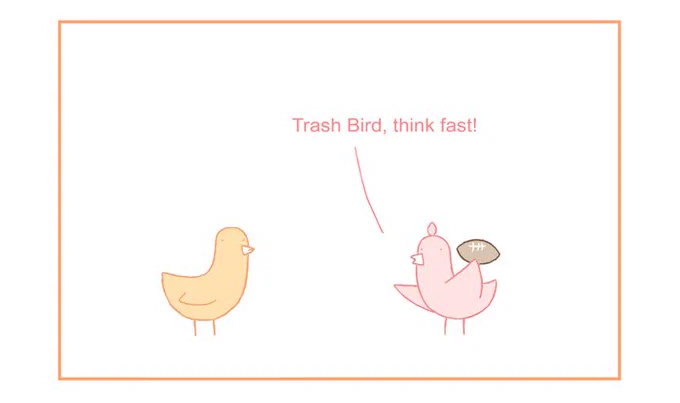 quickly, trash bird https://t.co/Ebx8ltb0dO 