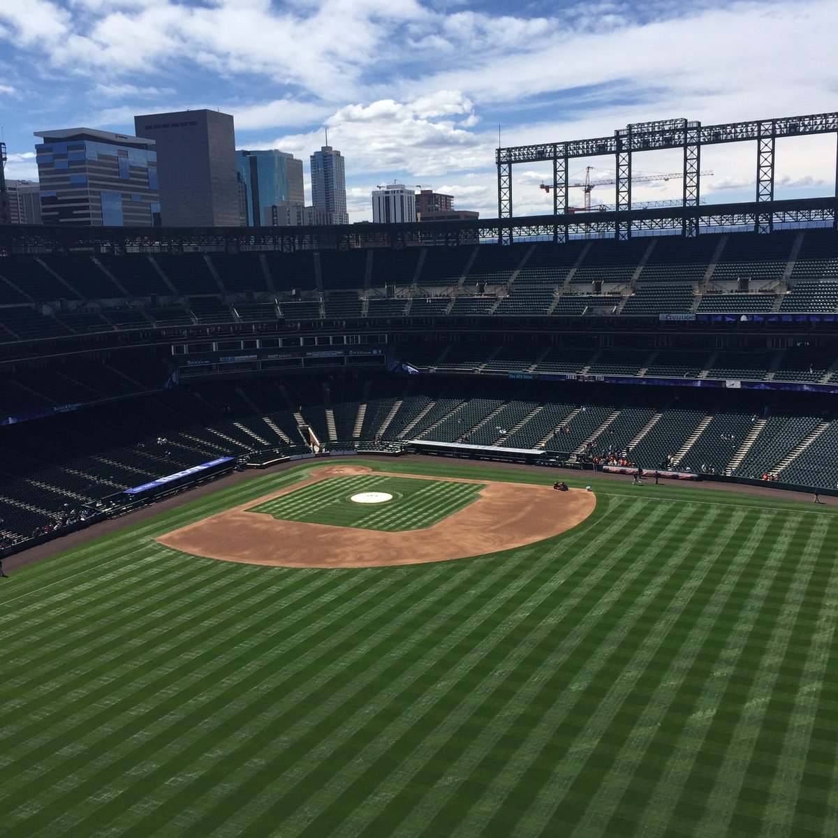 aliedmonds8's tweet image. My office view today! 😍💜⚾️ #WhyIPlexus #GoRockies @PlexusWorldwide
