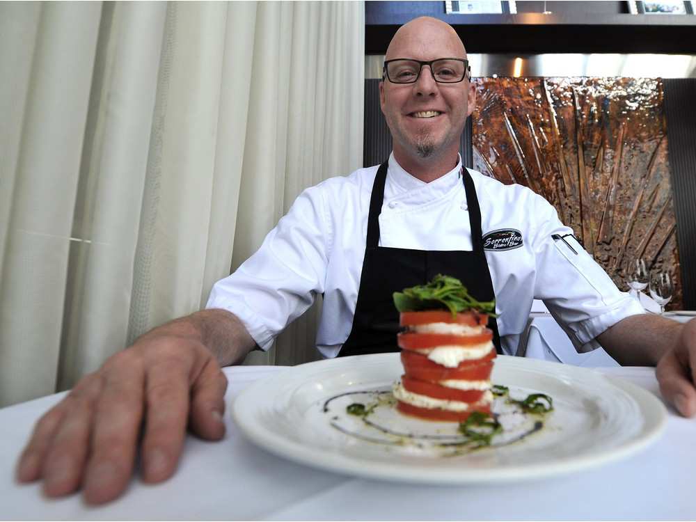 edmontonjournal's tweet photo. .@sorrentinos chefs Sonny Sung &amp; Jeff Jackson honoured for creating giant raviolo.
https://t.co/Oh9ugie6t6 #yegfood https://t.co/9YLSDEQpT1