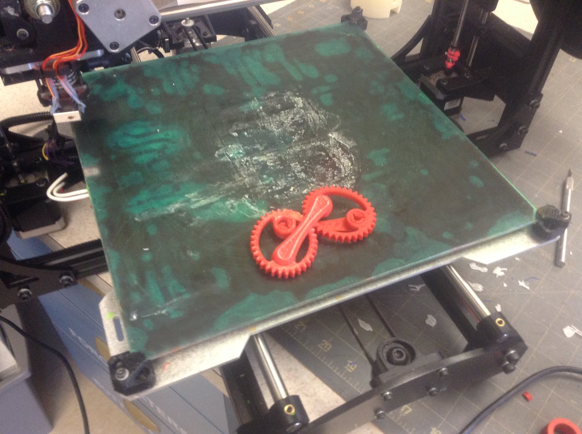 Our first print on a Lulz printer. Thanks <a href="/SwissAutomation/">Swiss Automation</a> for the donation!