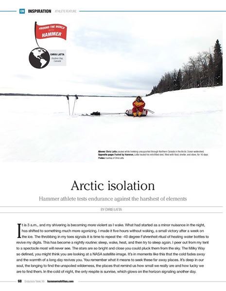 ChrisLattaExped's tweet photo. Seriously @DeanKarnazes gets the cover over my Arctic Ocean Expedition #AdventurerProblems #AlmostFamous https://t.co/bUGWPrGgVC