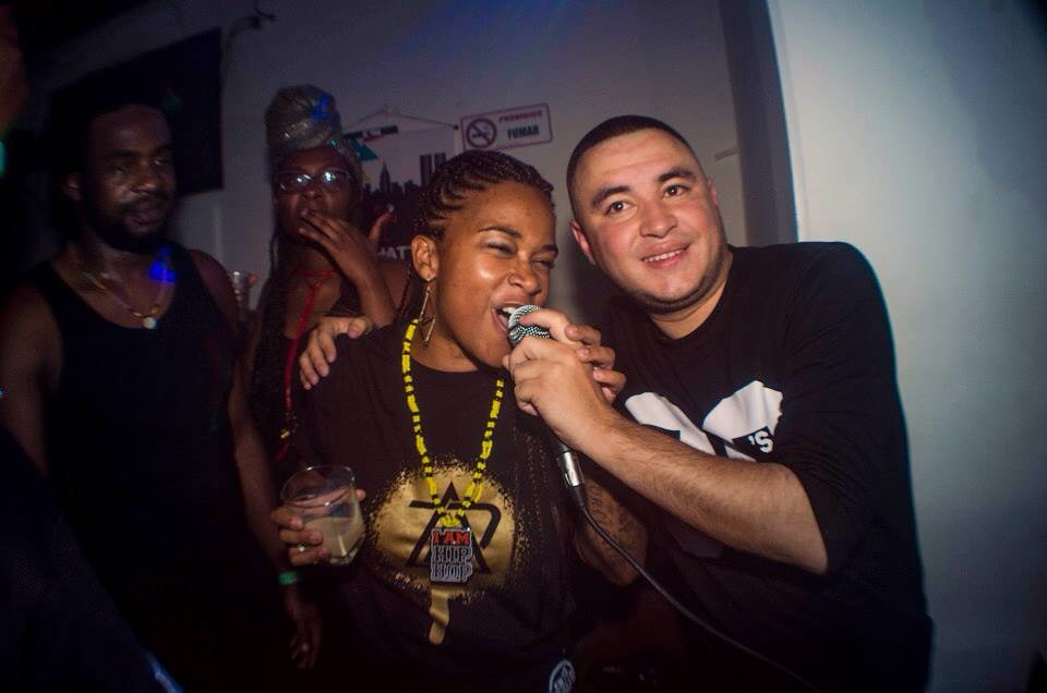 ZKIRLA's tweet image. #tbt Junto a la gran @AriannaPuello en AfroLifestyle Bogotá 
#LealHipHop