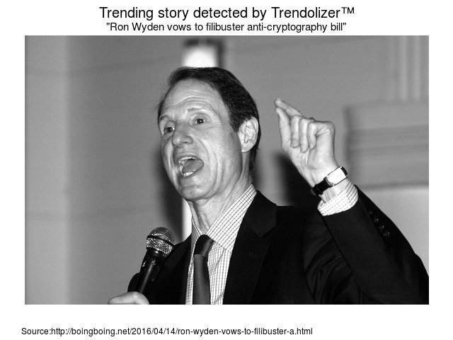 bitcoinagile's tweet image. Ron Wyden vows to filibuster anti-cryptography bill #RonWyden #cryptography #UnitedStates bit.ly/1NaV5YO