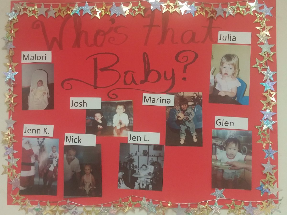 The big reveal! #whosthatbaby