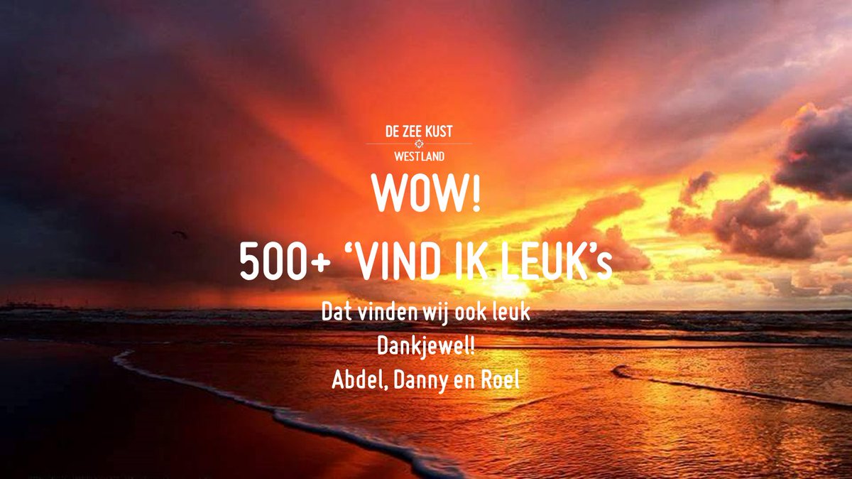 DZK_Westland's tweet photo. @HaksteenAlex De Zee Kust...
Op https://t.co/oSoc9Dfck6 Trots op deze community!
RT = Lief

#dezeekust #westland https://t.co/YShmSuDcz8