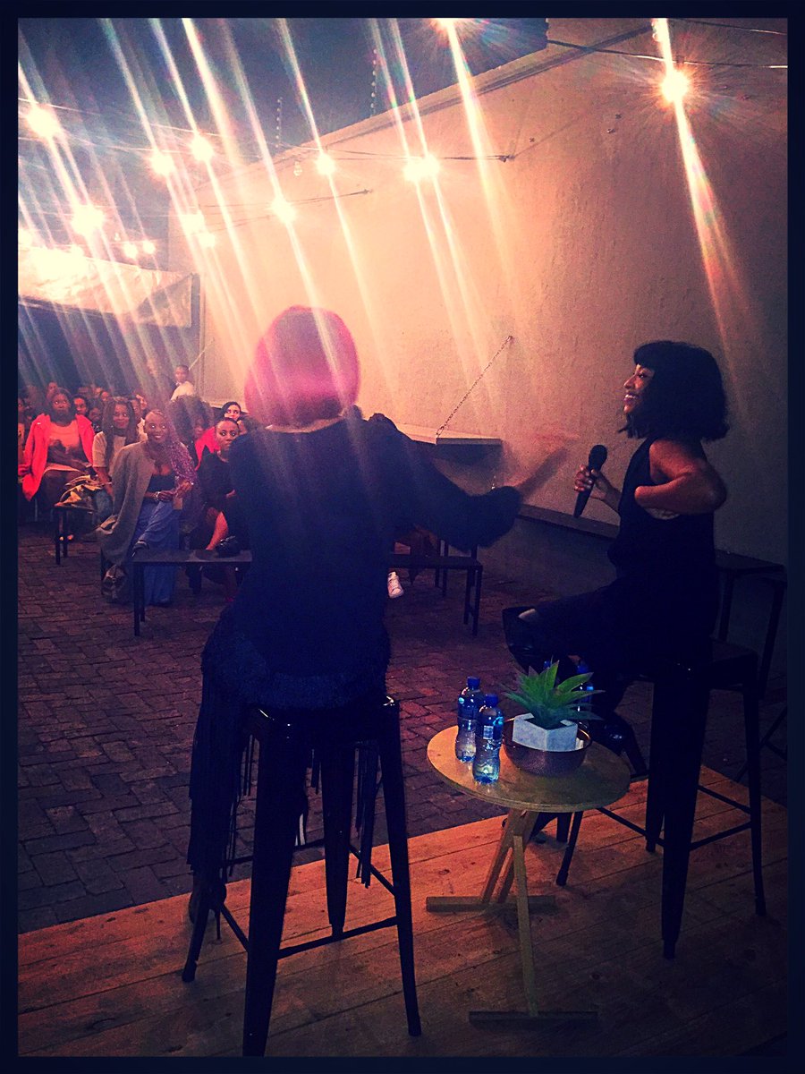 thestylistaco's tweet photo. The #duodesk @SimplyPalesa @crystalkasper Chatting all things stylish & inspiring all our fashionistas! #thestylista https://t.co/aBBqGgwBGi