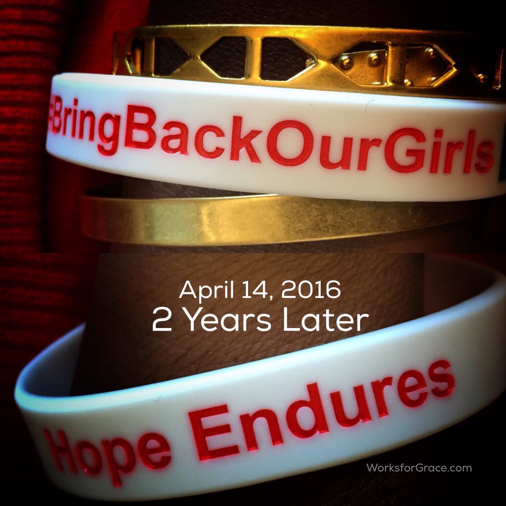 WorksforGrace's tweet photo. Thank you @Act4Account for keeping the #ChibokGirls on our minds and in our hearts. #BringBackOurGirls #HopeEndures https://t.co/WVeyZOXlyl