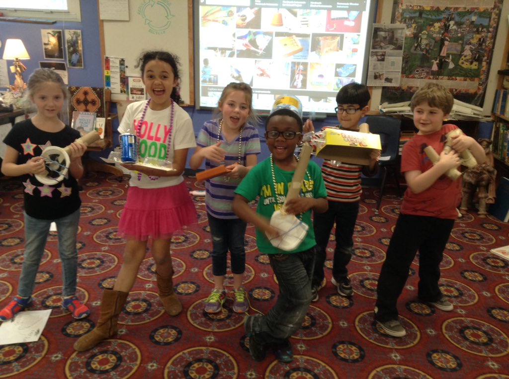 ArtAtLee's tweet photo. Good Vibrations! Recycled instruments.@LEEexplorers @LeeRoom101 https://t.co/RdOOEXqW7L