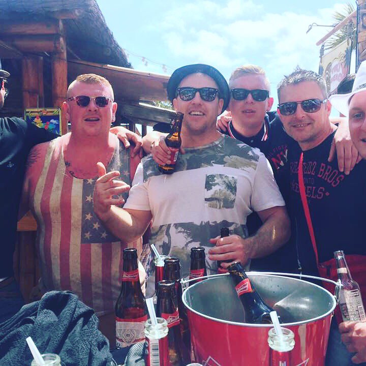 Rushton9's tweet photo. Benidorm was mint !! #stagdue https://t.co/zBIdW93fpl