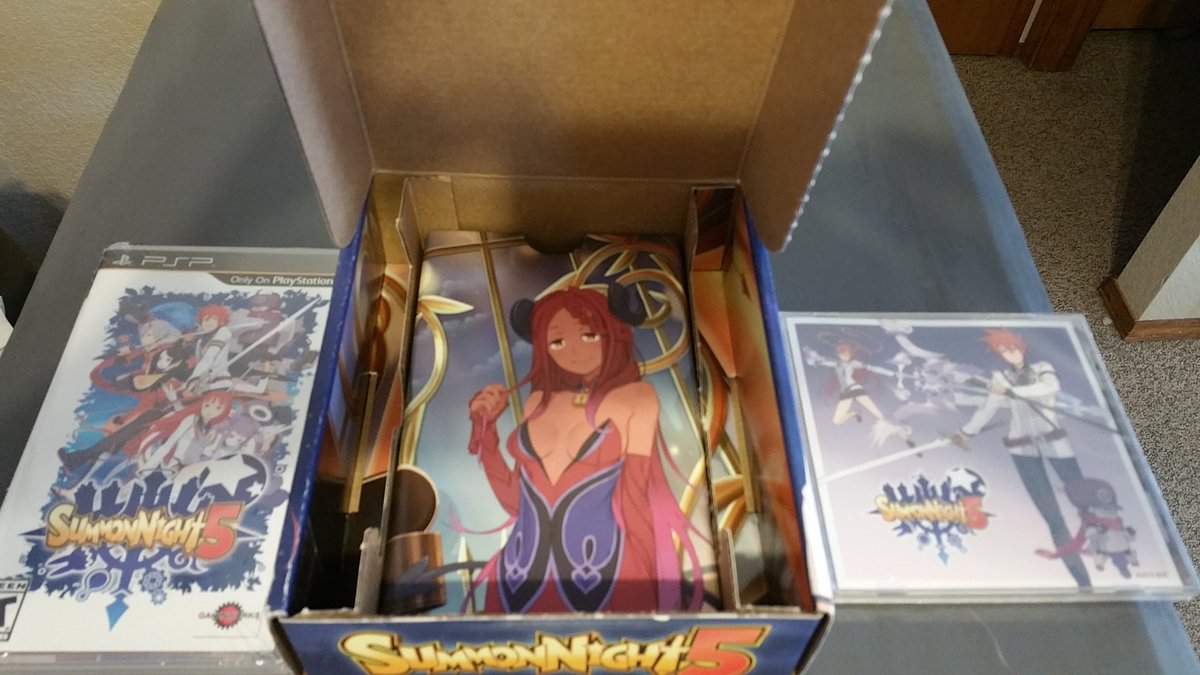 Summon Night 5 Limited Edition bundle unboxing pt.2! fb.me/26hmdwT6Y