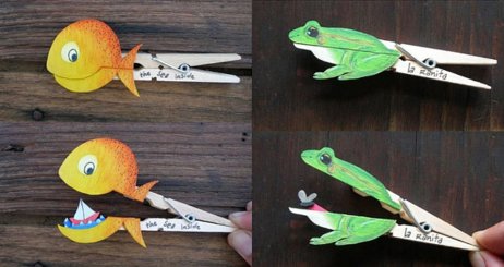 DavidAhdootMD's tweet photo. DIY of the week! Turn your unused clothespins into fun little puppets. https://t.co/AXWNjY9ZV4