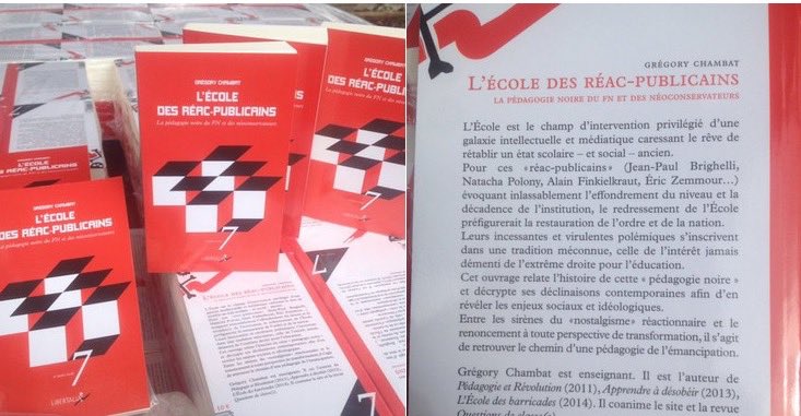 _Mme_E's tweet image. Couverture et titraille font rêver, d&apos;emblée. Pur sectarisme dont nos #pédagos préférés semblent se délecter.