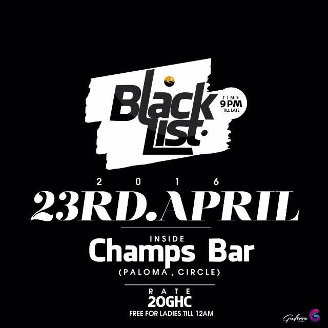 sirr_paull's tweet photo. #Blacklist is here... On 23-4 all roads lead to Champs (paloma hotel) we dey come jam in black @sunsetmultimed https://t.co/K1kBhANAvP