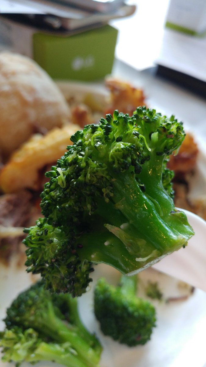 Check out the focus on this camera. Yum broccoli! #lgg5seattle