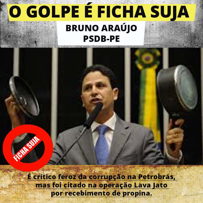 MudaMais's tweet photo. Ê, Brunão, cadê a coerência? #OGolpeÉFichaSuja #DecidaPelaDemocracia https://t.co/mFFXxF8MOv