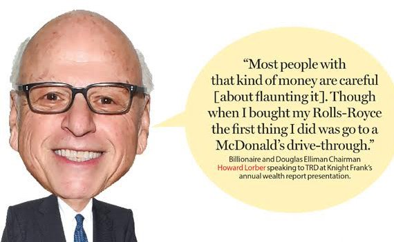 .@DouglasElliman chair @HowardLorber on conspicuous consumption: