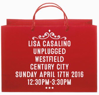I'll be playing an acoustic set at @WestfieldCC this Sun 4.17 Hope to see you there!! #LA #songbird #acoustic #music