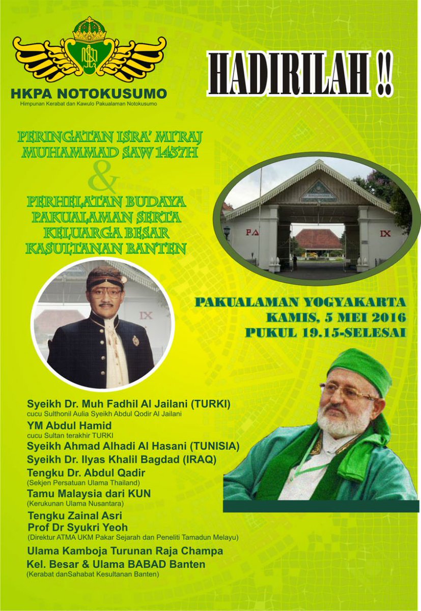 Undangan Terbuka...
Silahkan datang ramai2.