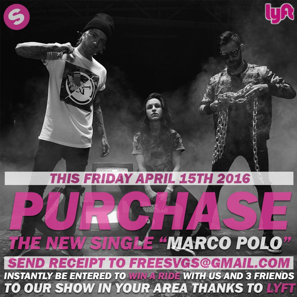 BreatheCarolina's tweet photo. Who is gonna win a @lyft ride with us and 3 friends to the next show in your area? BE THE FIRST TO GET MARCO POLO =) https://t.co/A0gWsr4fBG