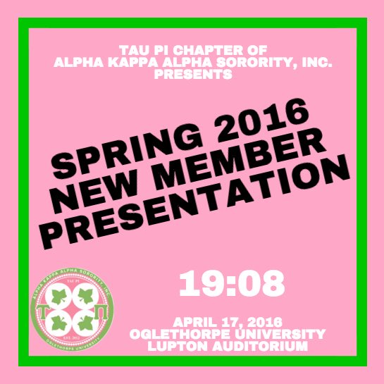 TauPi1908's tweet photo. Come out to Lupton Auditorium this Sunday, April 17, 2016 @ 7:08pm to witness the unveiling of the new members.... https://t.co/r6eNWidvSp