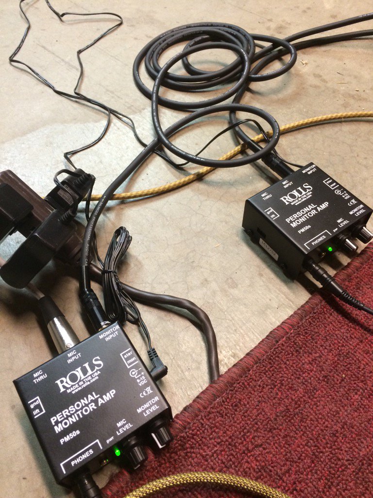 DamonCovert's tweet image. IEM's for the first time  with #takingground tonight. #rollsaudio