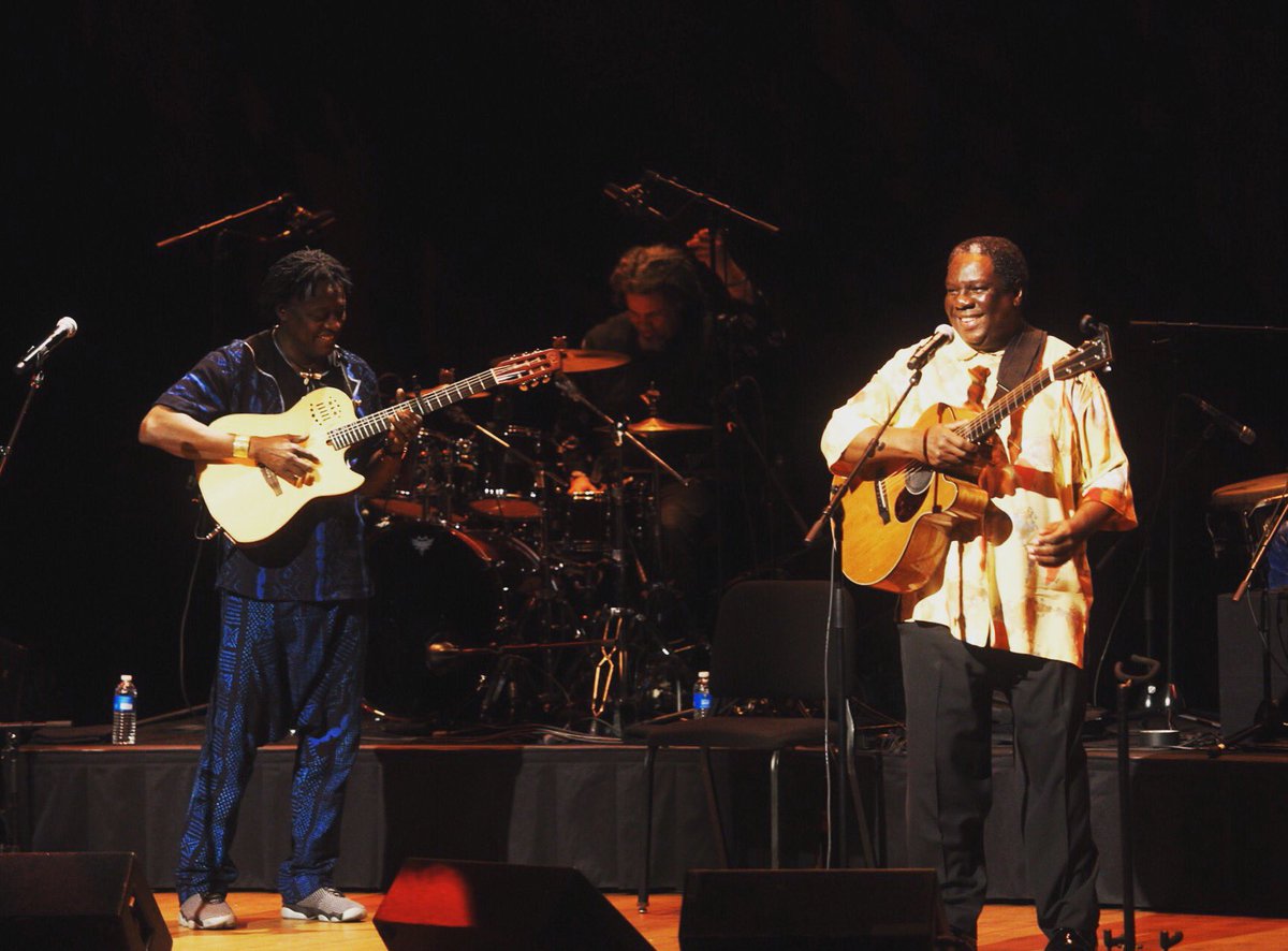 gwu_events's tweet photo. It's all smiles &amp; lots of clapping from the crowd tonight for @habib_koite + @vusimahlasela ✨ | #liveatlisner https://t.co/JRTxjXtTy7