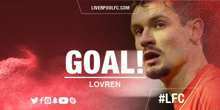 Lovren heads in Milner's cross to make it 4-3 on the night and 5-4 on aggregate to #LFC WOW!