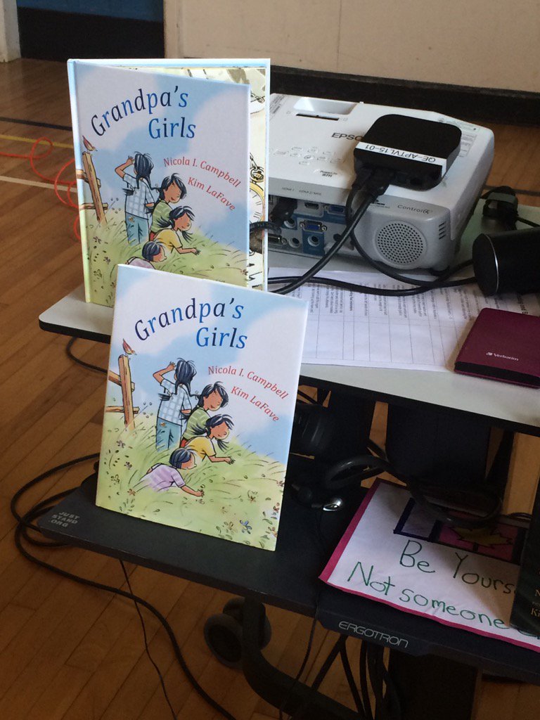 qevsb39's tweet photo. One of Nicola Campbell's books. https://t.co/dkIvsR3plY