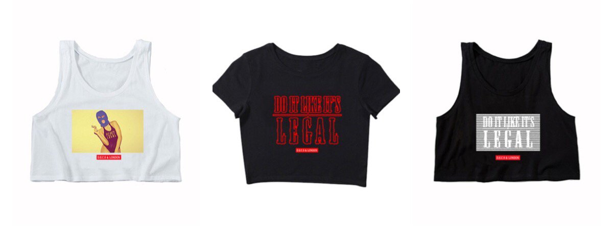 AudriaBasurto's tweet photo. on sale now at https://t.co/98nAM5ROyP our tops RT A FRIEND WHO MIGHT LIKE  #DoItLikeItsLegal https://t.co/8eNKL00V9H