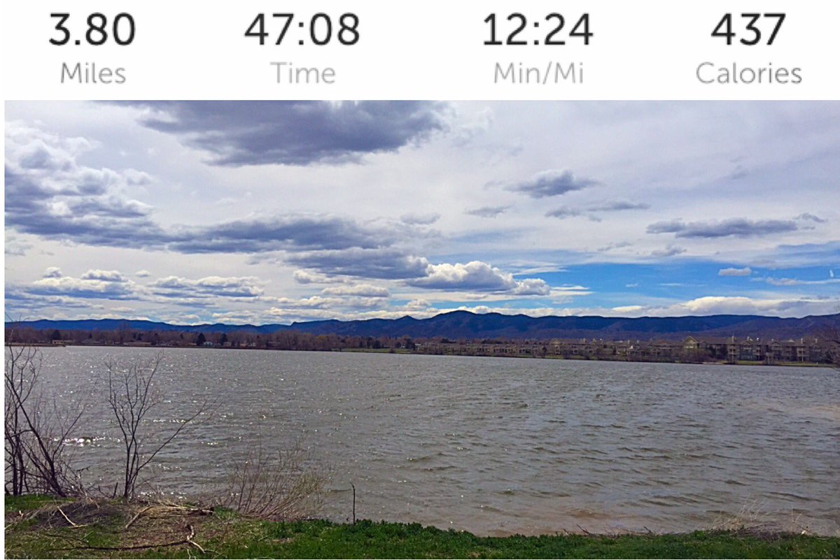 KristinsDreams's tweet photo. Breezy #EZrun Around The Lake On My Lunchbreak #TRAINBOLDER https://t.co/id7fax8tmx