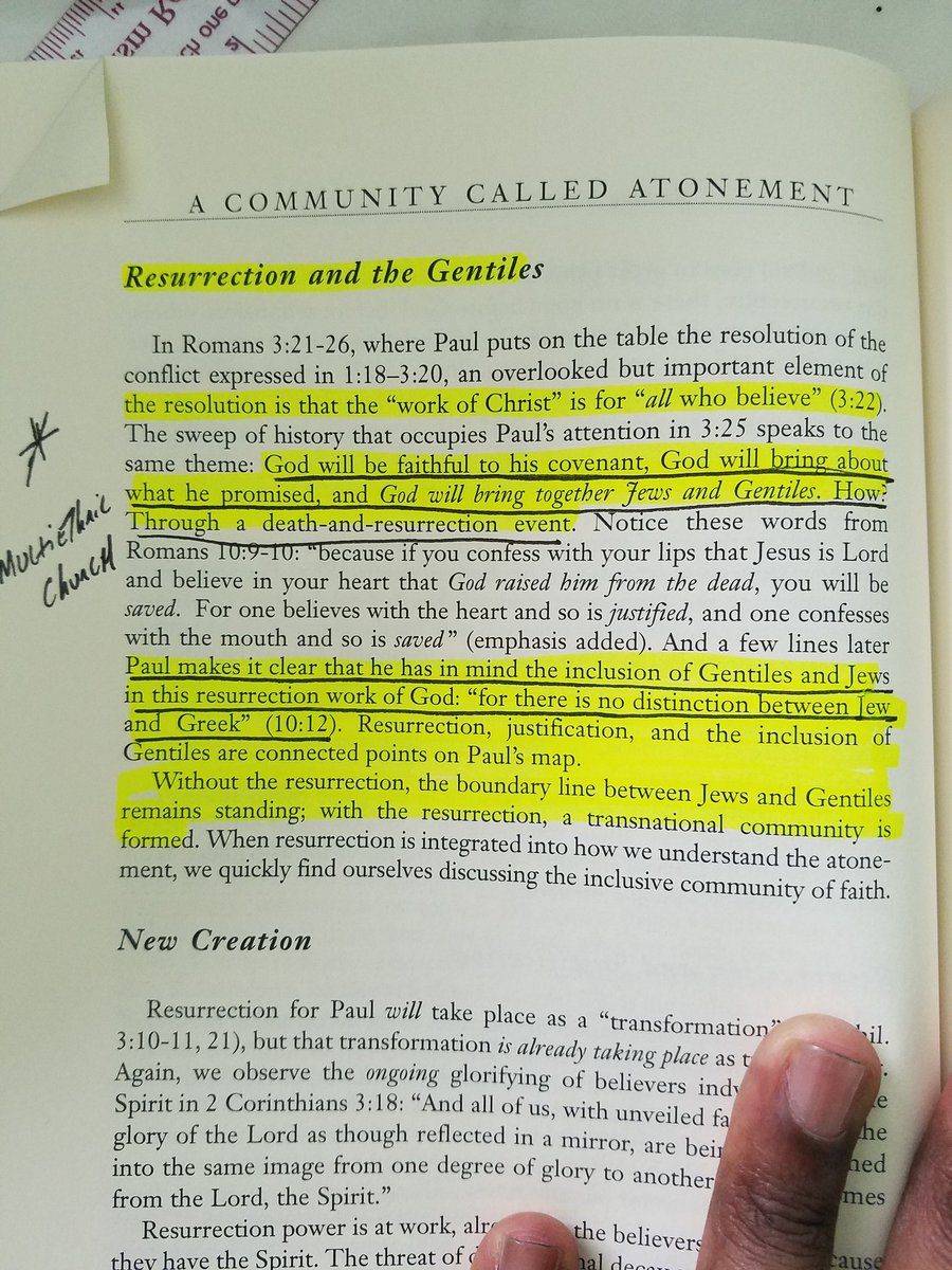 DerwinLGray's tweet photo. I'm thankful @scotmcknight is my doctoral advisor. He gets it. 👇👇👇 # multiethnic #church https://t.co/5l1iMDMqhy