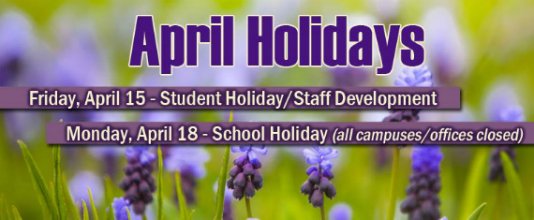 mansfieldisd's tweet photo. Bye, students! Enjoy your break. We'll see you on Tuesday, April 19. ✌️ https://t.co/gtUqqiF61z