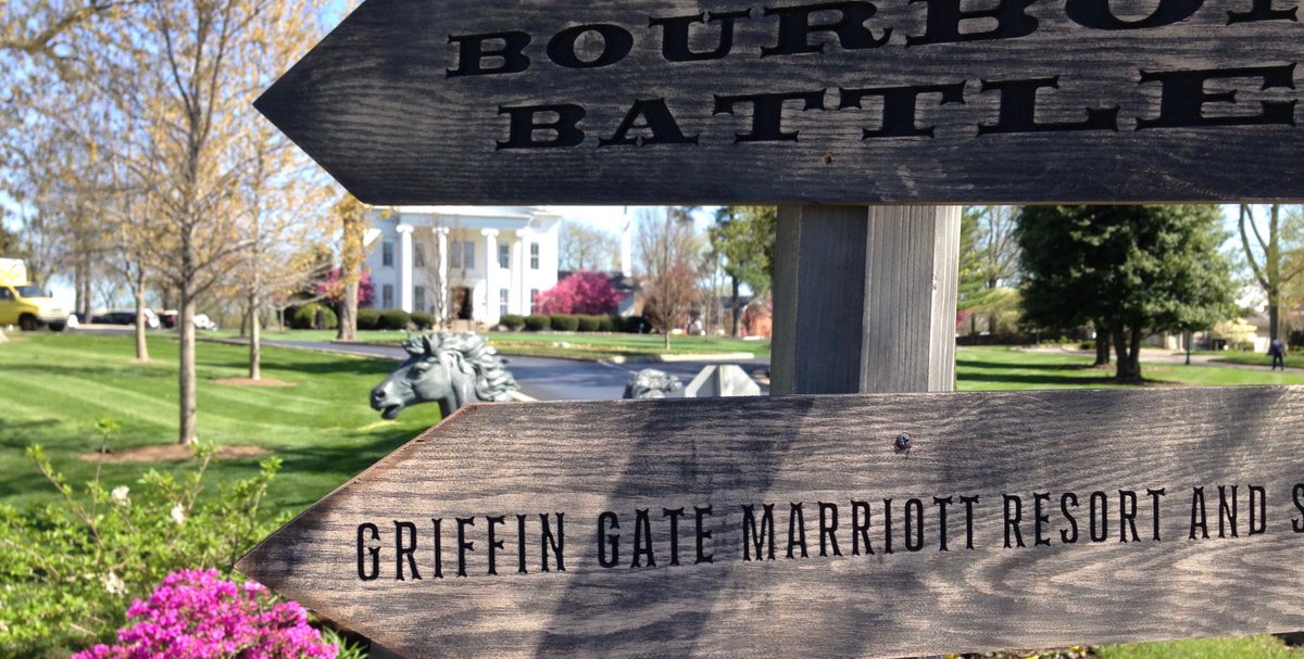 GriffinGateLex's tweet photo. The day has finally arrived.  Our exclusive #MarriottMakers debuts as part of @Marriott's #BourbonBattles.  Cheers!! https://t.co/Y5igHkXtrC