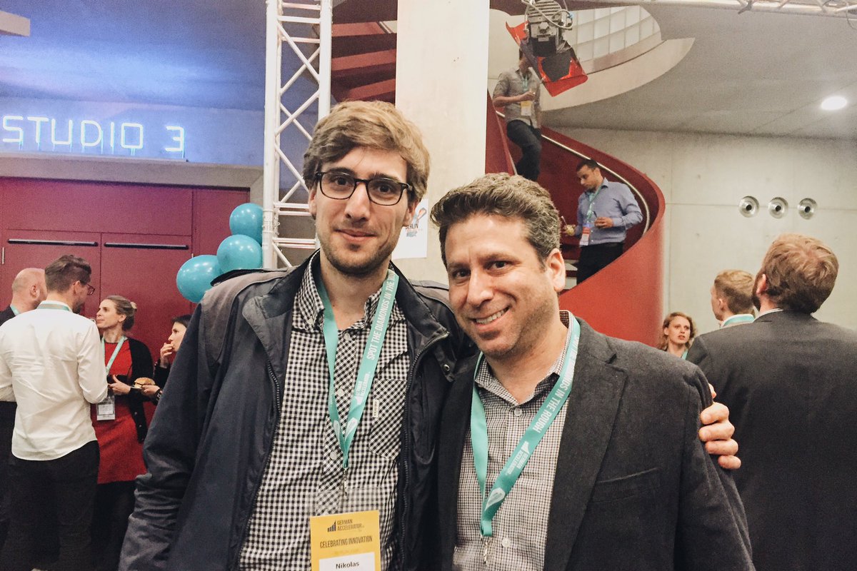 StagelinkTweet's tweet image. Meeting @teddygoldstein again at #GermanAccelerator! @kinosal @GAccelerator