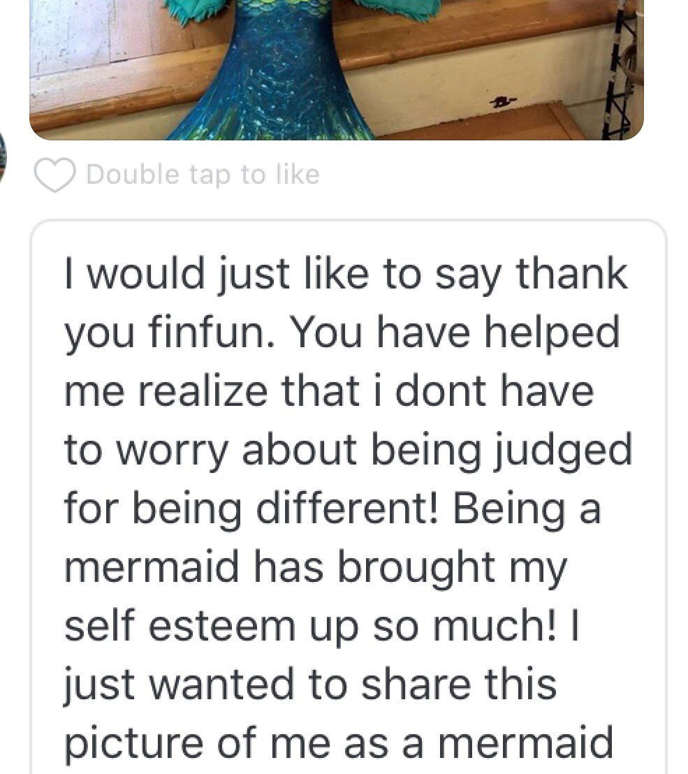 FinFunMermaid's tweet photo. We love hearing stories like this! #LetMeCheerYouUp #finfun #mermaids https://t.co/VIDc0bAeTG