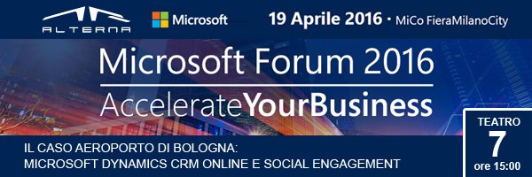 AnnaLigabue's tweet photo. Mancano 4 gg all'evento MS più atteso dell'anno: #MSForum2016. Il Caso @blqairport passione per i clienti. Iscriviti https://t.co/H9vv3cvHL1