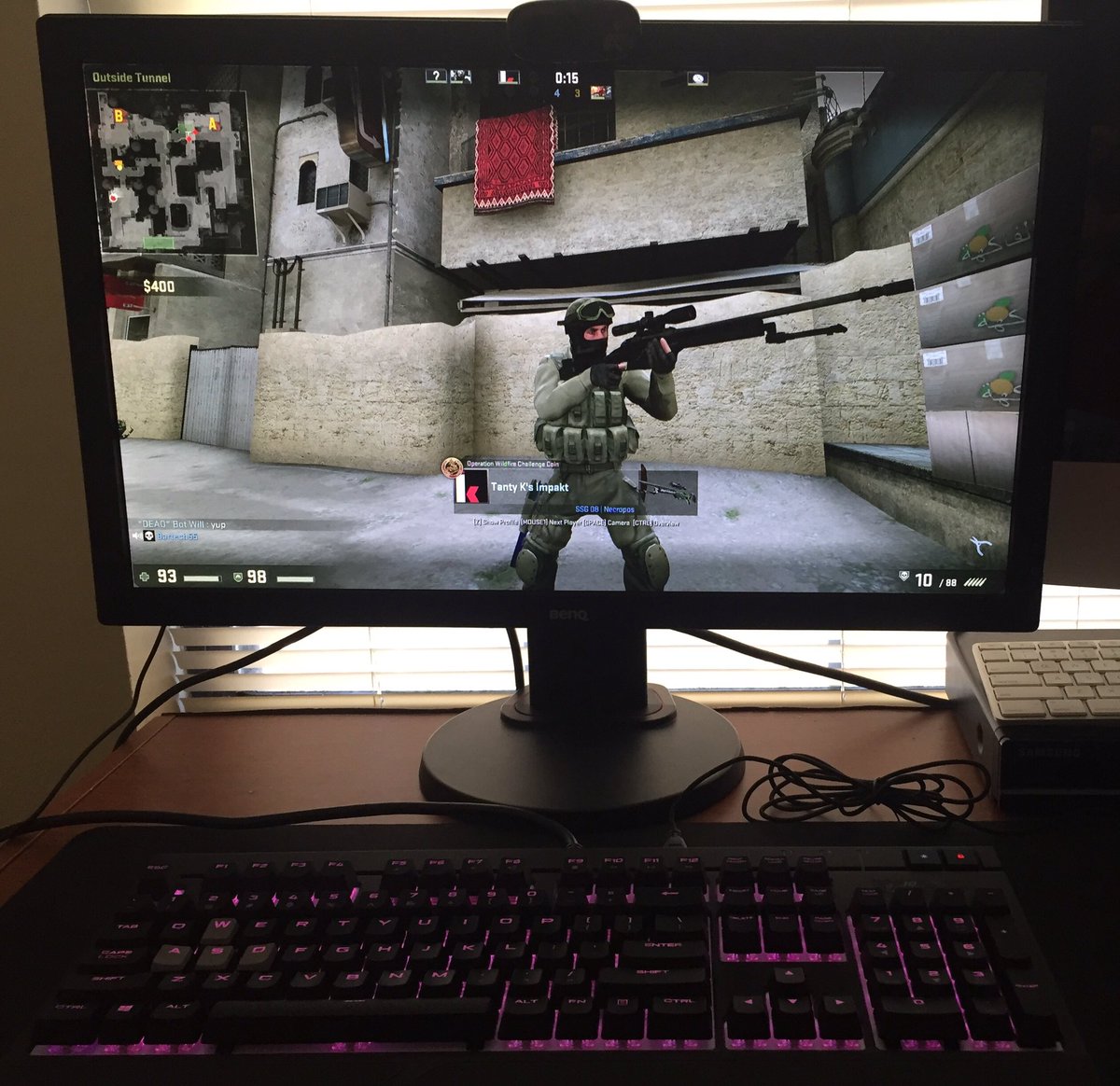 PStriations's tweet photo. Relaxing playing some csgo casual right now #counterstrike https://t.co/O24q5TRLOE