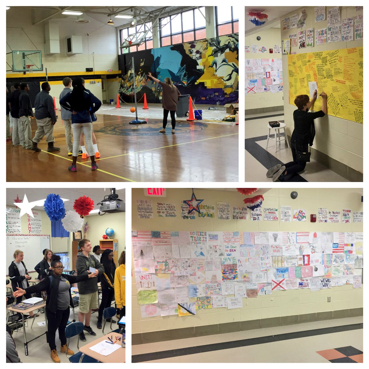 MsPaes's tweet photo. #BerlinWall fun away from the classroom. @ArmstrongMiddle @StarkvilleSD #AMSPatriots #HistoryCanBeFun https://t.co/eCc8atfTHa