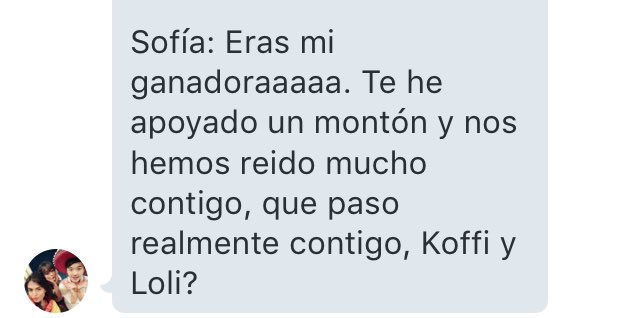 SimHermano8's tweet image. Pregunta @ChanelComenta (en defensa de Sofía) a Sofía